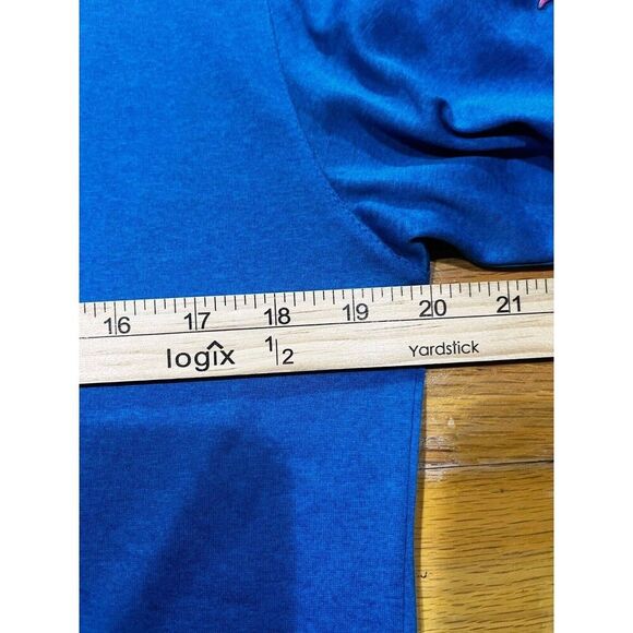 Hammer Bowling Polo Men's Size S Blue Polo Patch 1/4 Button Up Gecko Athleisure - Picture 6 of 7